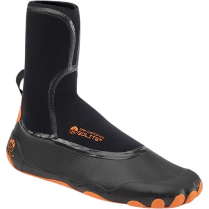 2024 Solite 5mm Botas De Neopreno Custom 2.0 21007 - Black /Naranja